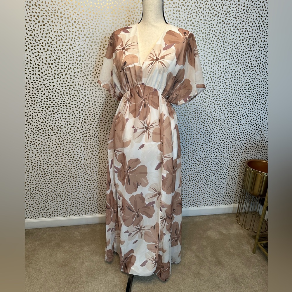 Flowy Pink Lily dress